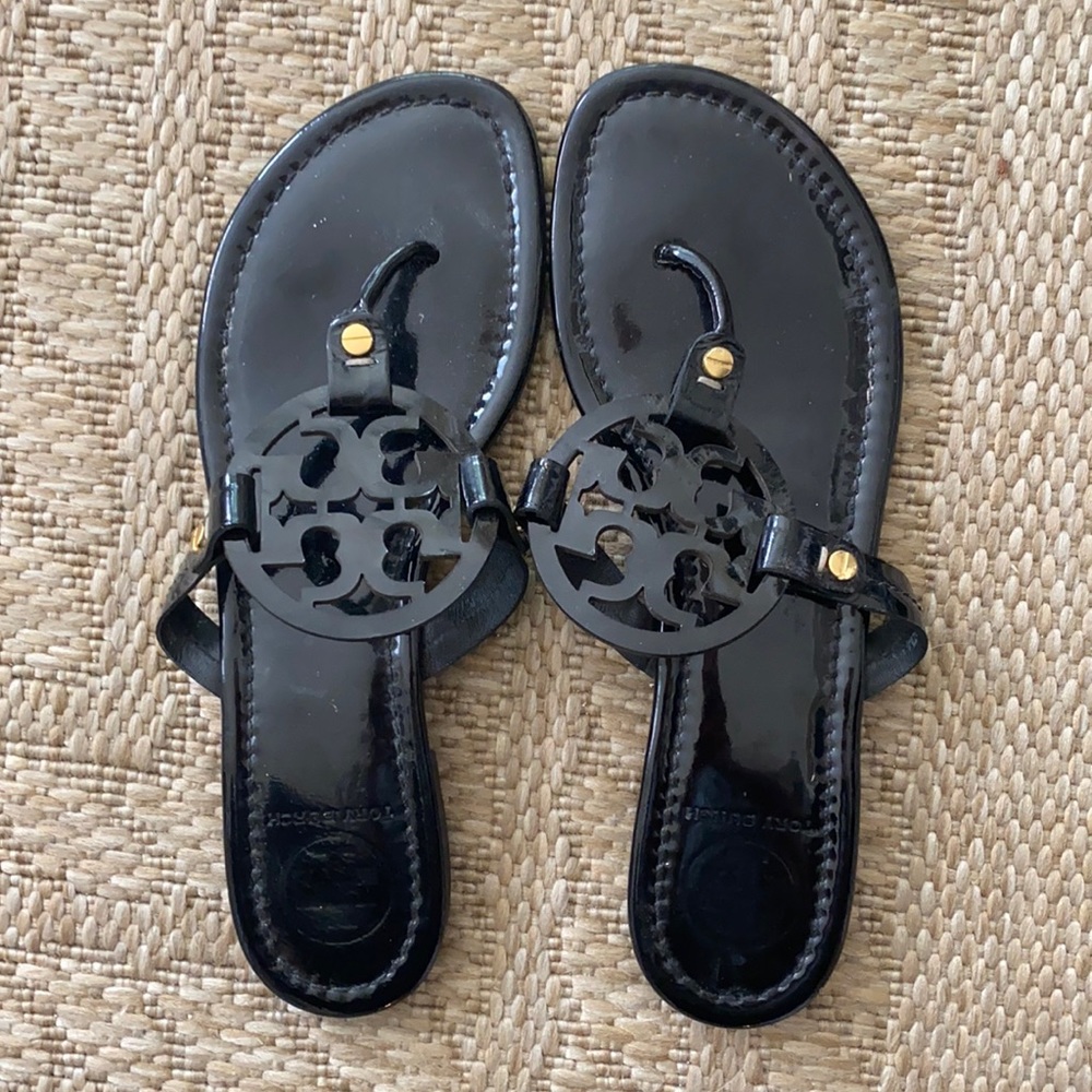 Tory Burch black Miller sandals